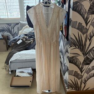 zara cream pleated dress Zara pleated halter dress